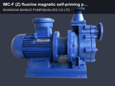 IMC-F (Z) fluorine magnetic self-priming pump