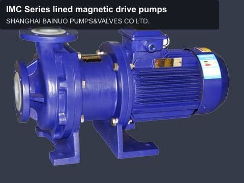 IMC Series lined magnetic drive pumps