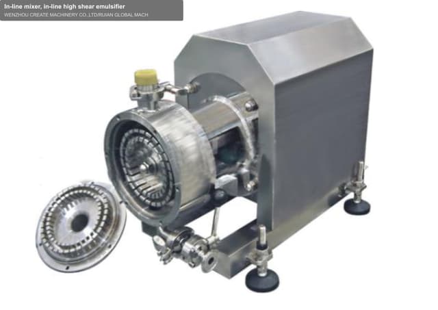 In-line mixer, in-line high shear emulsifier