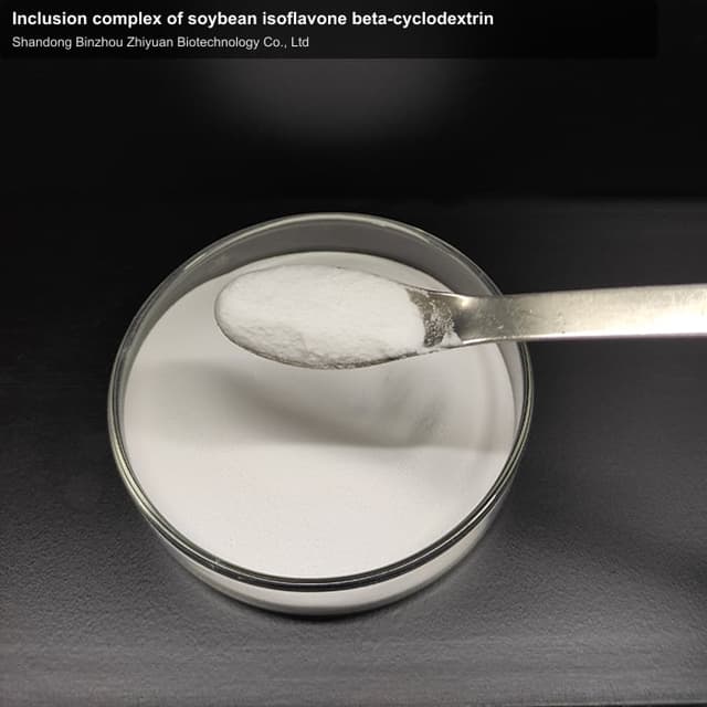 Inclusion complex of soybean isoflavone beta-cyclodextrin