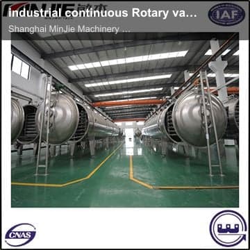 industrial continuous Rotary vacuum dryer