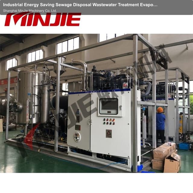 Industrial Energy Saving Sewage Disposal Wastewater Treatment Evaporator