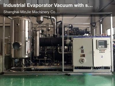 Industrial Evaporator Vacuum with solvent recycling