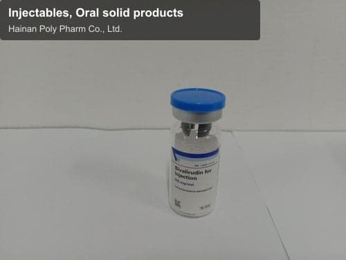 Injectables, Oral solid products