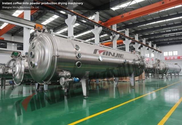 Instant coffee milo powder production drying machinery