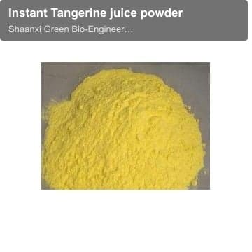 Instant Tangerine juice powder