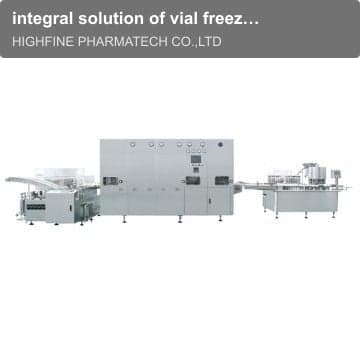 integral solution of vial freeze-dried powder preparation