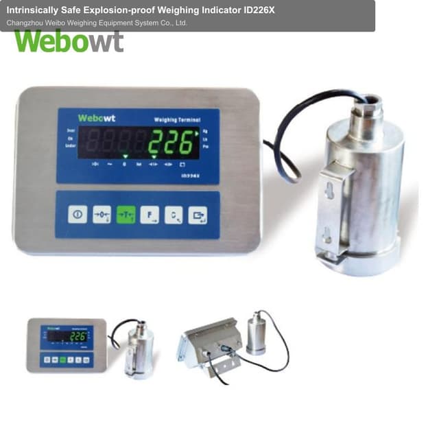 Intrinsically Safe Explosion-proof Weighing Indicator ID226X