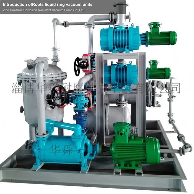 Introduction ofRoots liquid ring vacuum units
