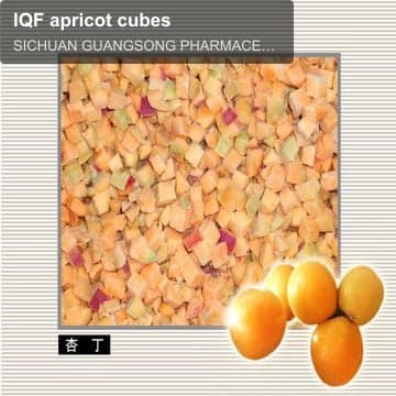 IQF apricot cubes