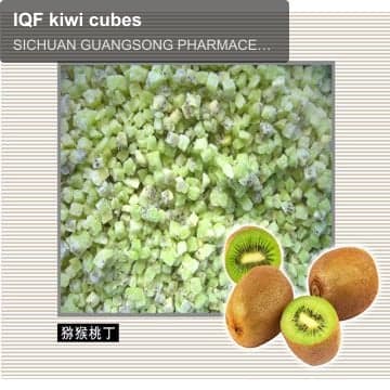 IQF kiwi cubes
