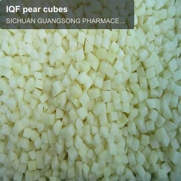 IQF pear cubes