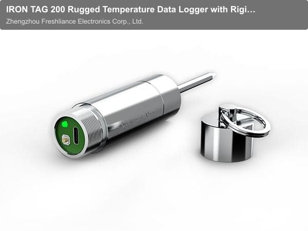 IRON TAG 200 Rugged Temperature Data Logger with Rigid External Probe