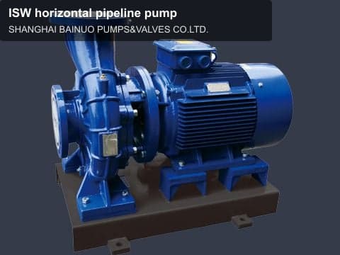 ISW horizontal pipeline pump