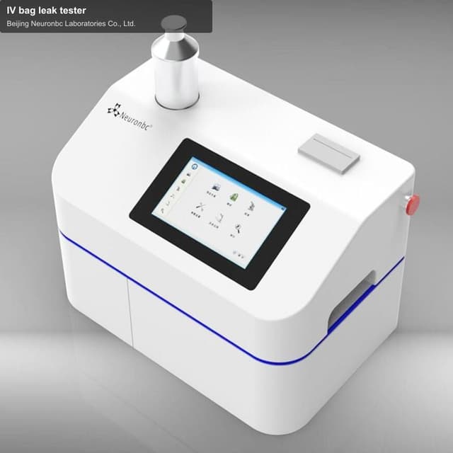 IV bag leak tester