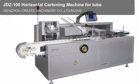 JDZ-100 Horizontal Cartoning Machine for tube