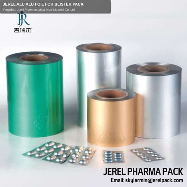 JEREL ALU ALU FOIL FOR BLISTER PACK