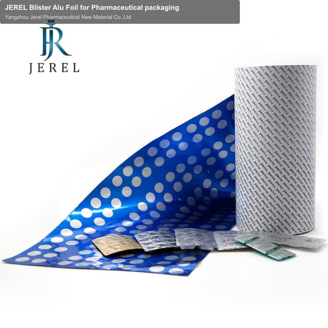 JEREL Blister Alu Foil for Pharmaceutical packaging