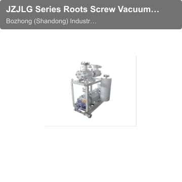 JZJLG Series Roots Screw Vacuum Unit