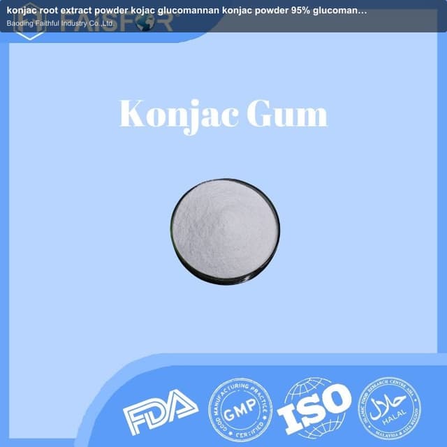 konjac root extract powder kojac glucomannan konjac powder 95% glucomannan