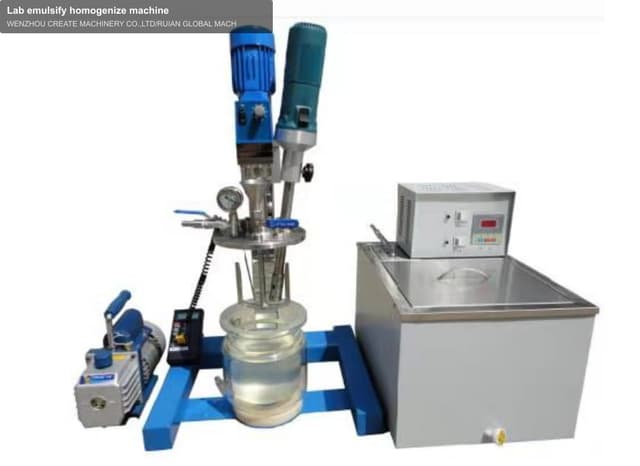 Lab emulsify homogenize machine