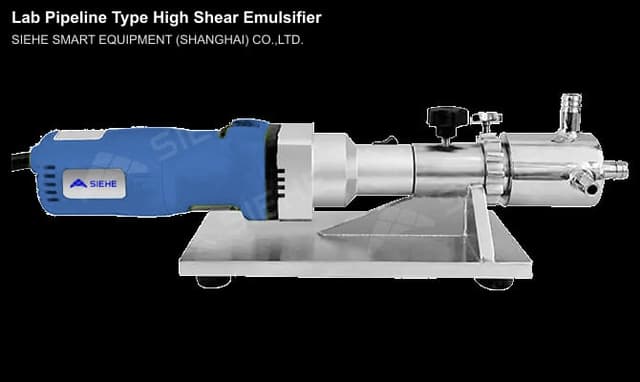 Lab Pipeline Type High Shear Emulsifier