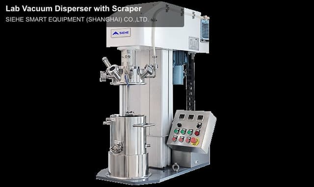 Lab Vacuum Disperser with Scraper