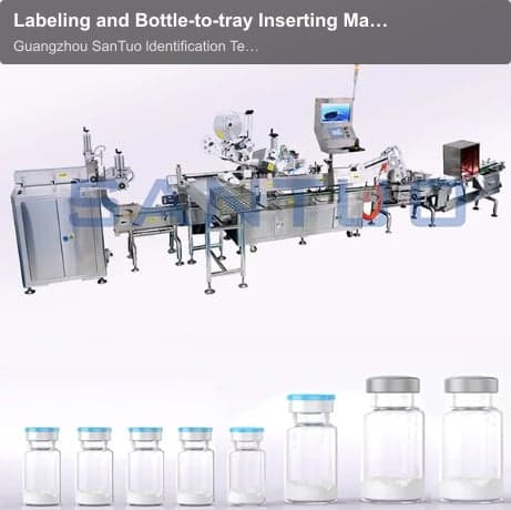 Labeling and Bottle-to-tray Inserting Machine for Vials