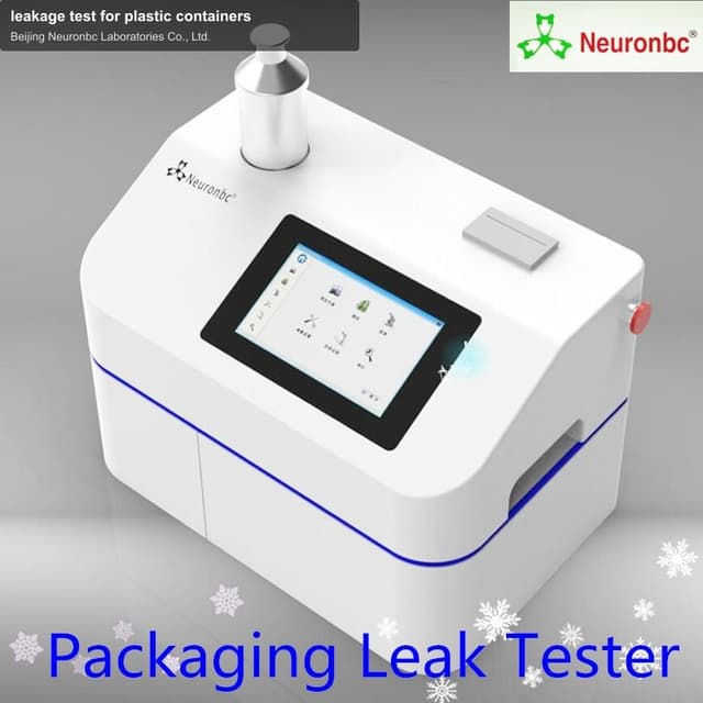 leakage test for plastic containers