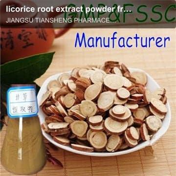 licorice root extract powder from GMP factory