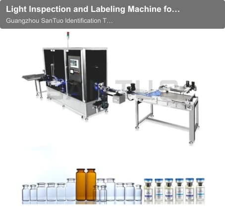 Light Inspection and Labeling Machine for vials
