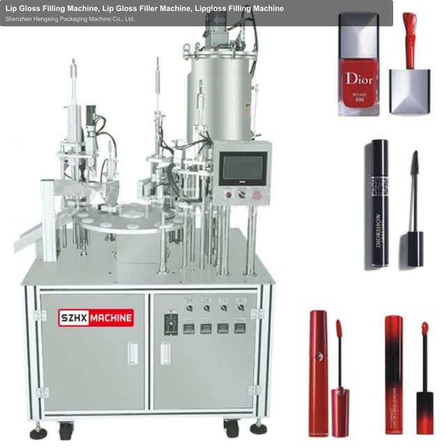 Lip Gloss Filling Machine, Lip Gloss Filler Machine, Lipgloss Filling Machine