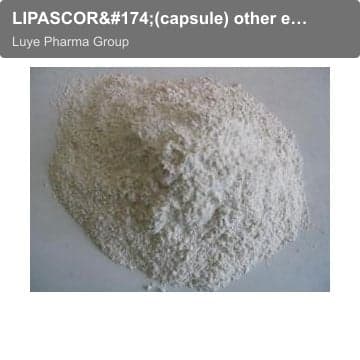 LIPASCOR®(capsule) other excipients and drug formulation