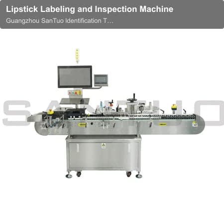 Lipstick Labeling and Inspection Machine
