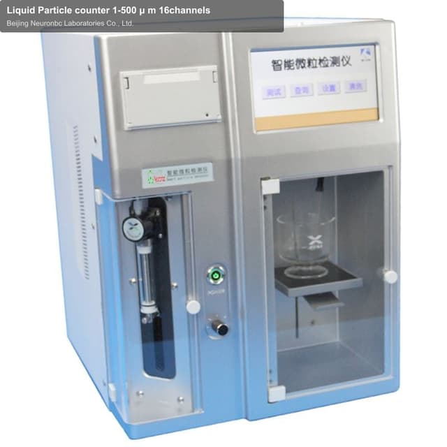 Liquid Particle counter 1-500 μ m 16channels