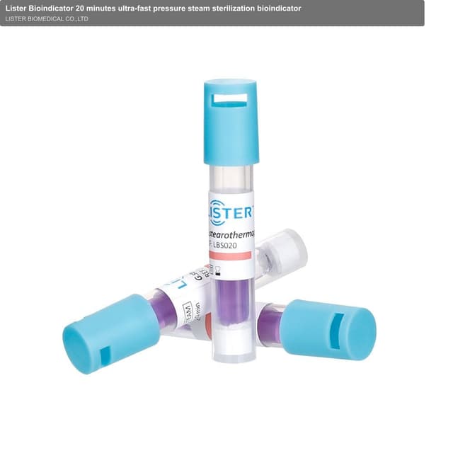 Lister Bioindicator 20 minutes ultra-fast pressure steam sterilization bioindicator