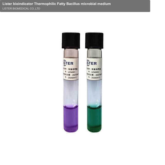 Lister bioindicator Thermophilic Fatty Bacillus microbial medium