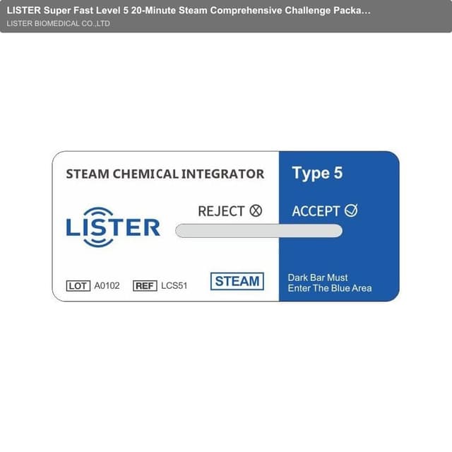 LISTER Super Fast Level 5 20-Minute Steam Comprehensive Challenge Package LPCD20|Equipped with BIOPT1/2