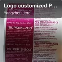 Logo customized PTP blister aluminum foil