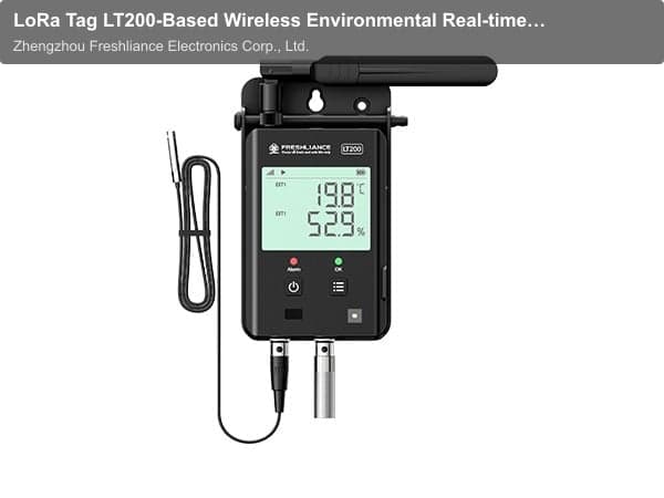 LoRa Tag LT200-Based Wireless Environmental Real-time Data Logger for Large Facilities