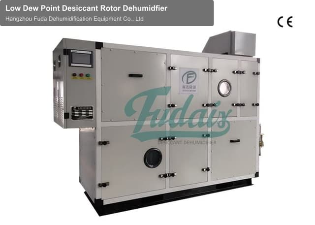 Low Dew Point Desiccant Rotor Dehumidfier