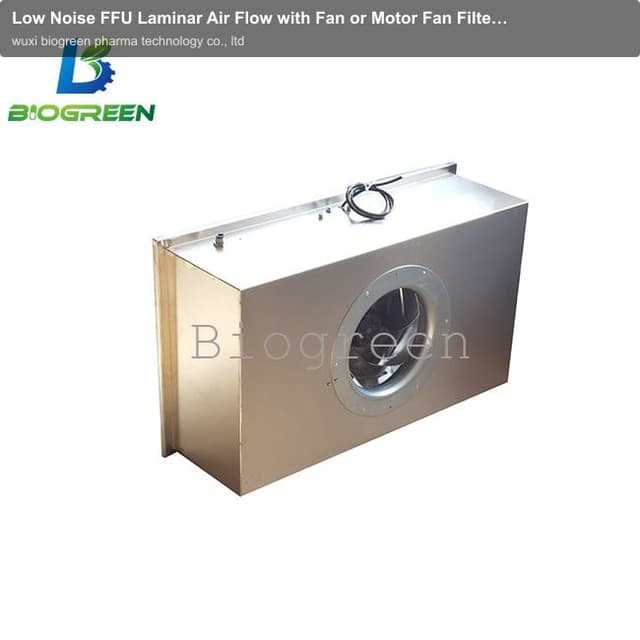Low Noise FFU Laminar Air Flow with Fan or Motor Fan Filter Unit for Clean Room