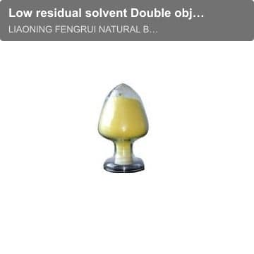 Low residual solvent Double object 3