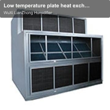 Low temperature plate heat exchanger