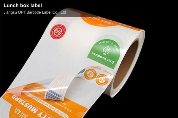 Lunch box label