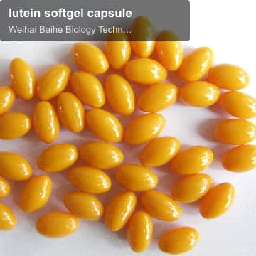 lutein softgel capsule