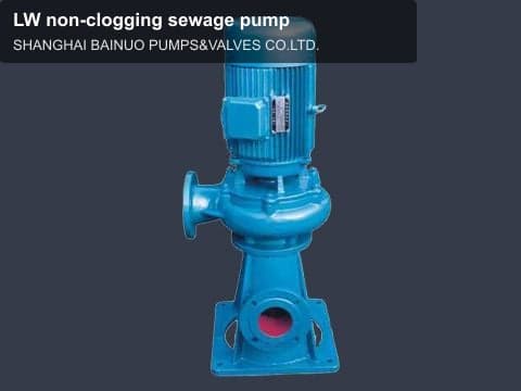 LW non-clogging sewage pump