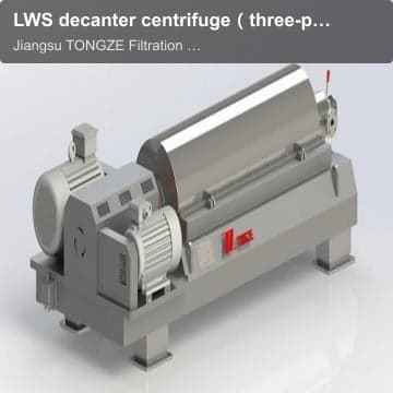 LWS decanter centrifuge（three-phase separation type）