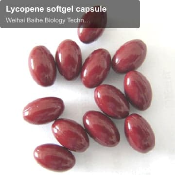 Lycopene softgel capsule