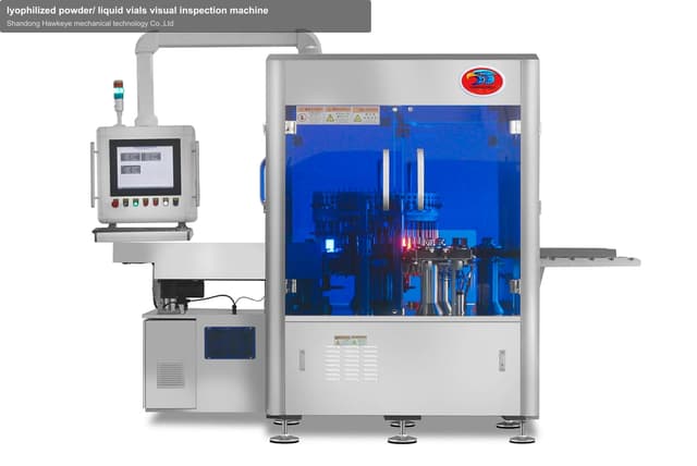lyophilized powder/ liquid vials visual inspection machine